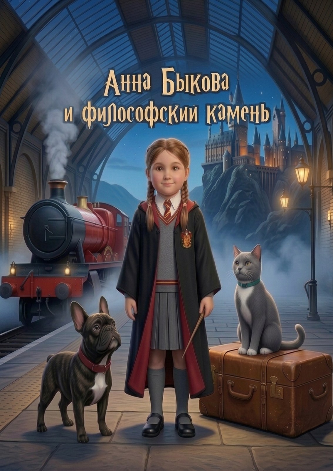 Книга «Анна Быкова и философский камень» — сюжет придумала семья