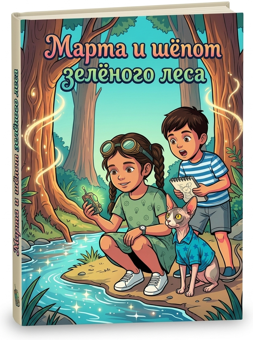 Новогодняя именная сказка — обложка персональной книги